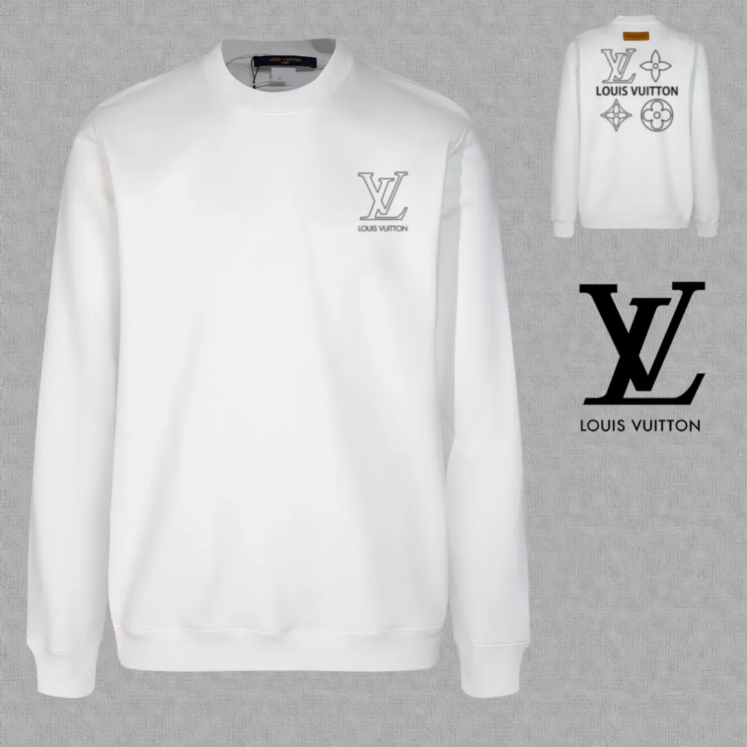 🅿️250 hot style on the shelves🔥❗ 💫〖Louis Vuitton LV〗 Fashionable round neck sweatshirt, casually matched with various styles, it is perfectly handsome😎The whole dress is made of double waistcoats, which makes the whole dress more three-dimensional. Not ordinary factories can do such fine work. The 2025 spring style counters are on sale, exquisite round neck terry sweatshirt, high-end double-strand pure cotton Customized drawstring ribs are dyed in the same vat and are complete with three standards. The chest craftsmanship adopts a simple and elegant pattern on the chest, which is easy to control for any age group! Fit and comfortable! Customized thickened 440g terry sweatshirt fabric, soft and comfortable to the touch, with a three-dimensional shape! 🙌🏻 It’s also very breathable, so it’s a versatile style that can be worn with any outfit! ✔Color: Black White Apricot Size: S M L XL 2XL